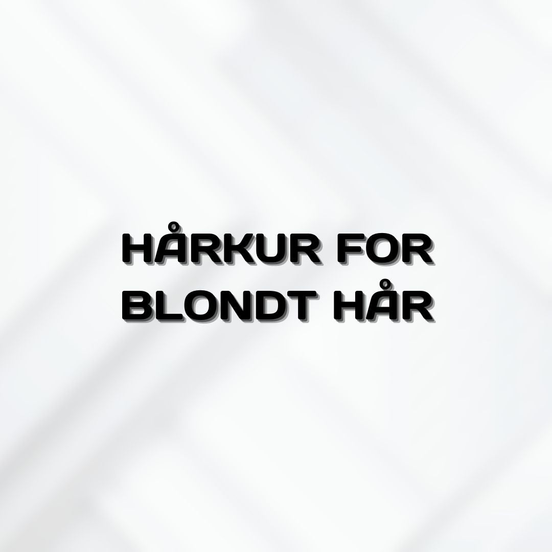 Hårkur for Blondt Hår