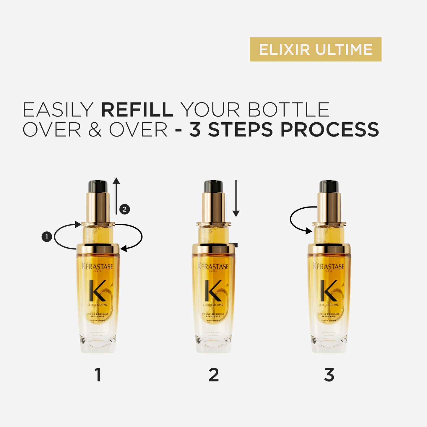 Elixir Ultime L'Huile Originale Hair Oil Refill